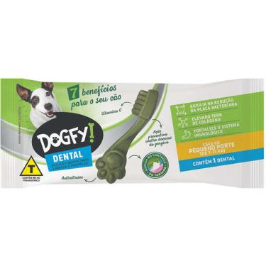 Imagem de Petisco Dogfy para Cães Adultos Porte Pequeno Sabor Menta - 1 Unidade