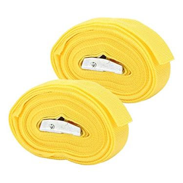 Imagem de Cinta de amarração, cintas de amarração ajustáveis ​​resistentes e duráveis ​​para envio de movimento de transporte(3 metros)