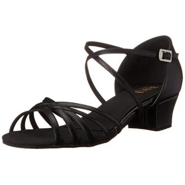 Imagem de Bloch Tênis de dança unissex adulto Annabella Ballroom, Preto, 37