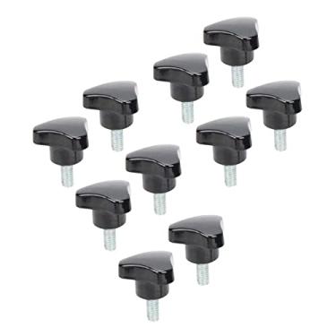 Imagem de Parafuso manual, parafuso de mão triangular isolado seguro de longa duração para máquina de perfuração para torno