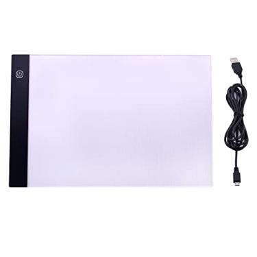 Imagem de Mesa de cópia LED A4 para almofada de luz de pintura de diamante Kit de placa de luz alimentada por USB para prancheta de desenho de arte prancheta de desenho digital tablet gráfico