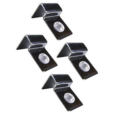 Imagem de Homyl 4 peças clipe para tampa de vidro para aquários, suportes para tampa de vidro para aquários clipes de tampa universais, a 5 mm