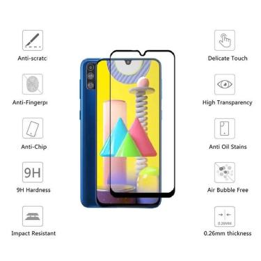 Imagem de Película De Vidro 3D 5D 9D Full Cover (PRETA) Samsung Galaxy M31
