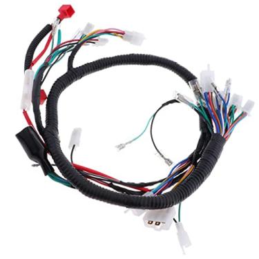 Imagem de Kokiya Conjunto de cablagem cabo elétrico e de ignição para Scooter Go Kart