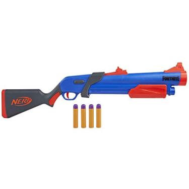 Imagem de NERF Fortnite Pump SG Blaster -- Pump Action Mega dardos -- Breech Load -- 4 Mega dardos oficiais -- para jovens, adolescentes, adultos