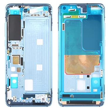 Imagem de HONGYAN Peças de substituição de telefone celular Placa de moldura de quadro LCD da casa frontal original para xiaomi mi 10s Acessórios telefônicos