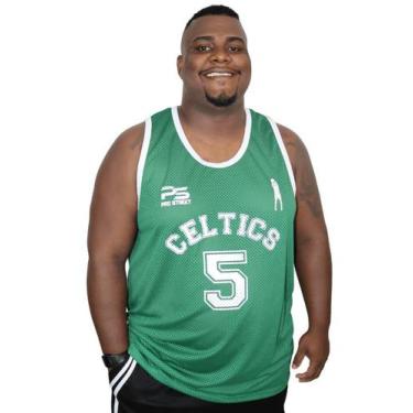 Imagem de Regata Plus Size Dry-Fit Boston Celtics Basquete - Prostreet