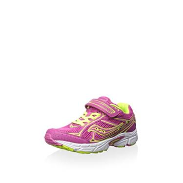 Imagem de Saucony Kids Magenta/Citron Girls Cohesion 7 AC Youth Grade School 5.0 Medium US