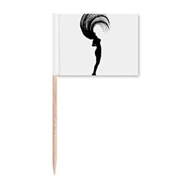 Imagem de Marcador de palito de cabelo esportivo para saltar educação física topo para decoração de festa