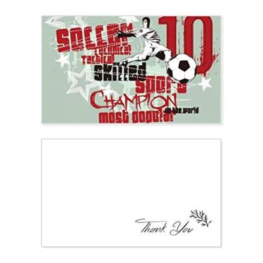 Imagem de Graffiti Street Boy Futebol Habilidoso Melhor Cartão de Agradecimento Papel de Aniversário Saudação Casamento Apreciação