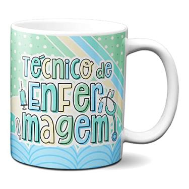 Imagem de Caneca Profissional Área Da Saúde Técnico de Enfermagem (Branca)