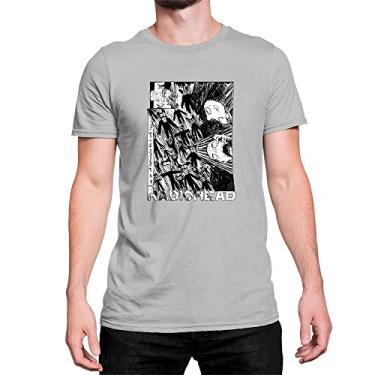 Imagem de Banda Radiohead Camiseta Hip Hop Unissex Music Vintage Cor:Cinza;Tamanho:G