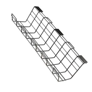 Imagem de Hemoton Sob a Mesa Placa Recipiente Organizador de Fios Cabo Fio Titular Rack de Armazenamento (Preto)