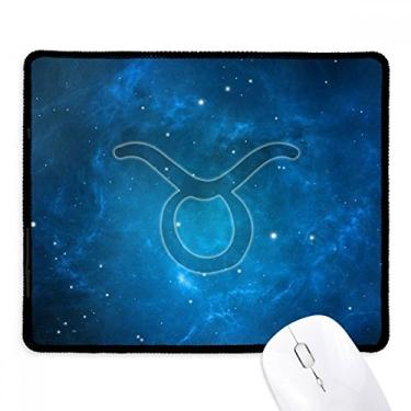 Imagem de Mousepad Starry Night Taurus Zodíaco Constellation Tapete de borracha para jogos