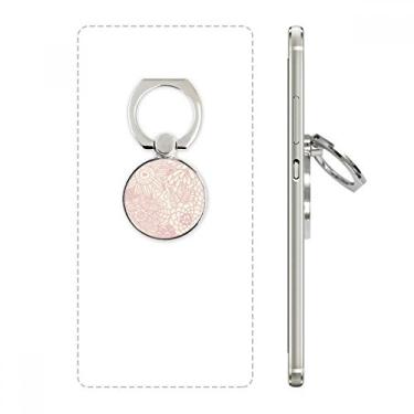 Imagem de Suporte para anel de telefone com pintura vegetal Sun Flower Line Suporte ajustável