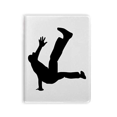 Imagem de Caderno Jumping Dancer Sports Hip Hop capa de goma Diário capa macia Diário