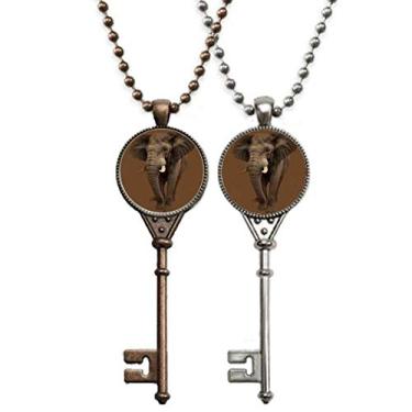 Imagem de OFFbb-USA Pingente de elefante com pés independentes para decoração de casais