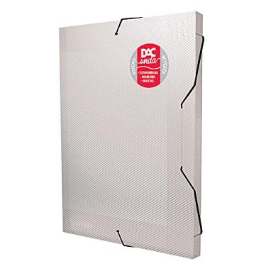 Imagem de Pasta Aba Elástica Ofício com Lombo de 4 cm Transparente - Onda