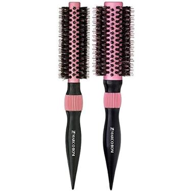 Imagem de KIT ESCOVAS PROFISSIONAIS METALICAS ROSÉ P M MARCO BONI