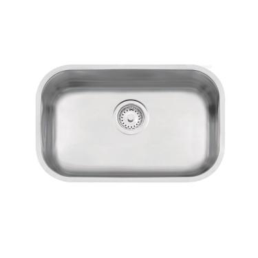 Imagem de Cuba de embutir Tramontina Lavínia 47 BL acetinado 47x30 cm Aço Inox