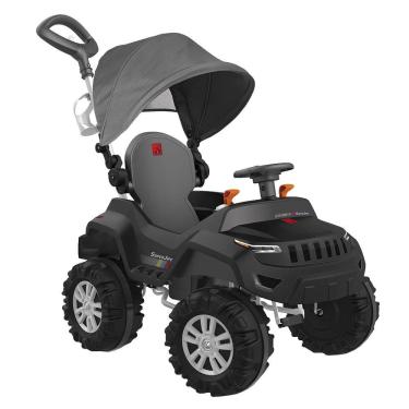 Imagem de Super Banjipe Reclinável com Capota Passeio e Pedal Bandeirante Preto