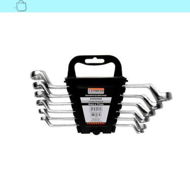 Imagem de Kit 6 Peças Chave Estrela 6 A 17mm Cromado Starfer