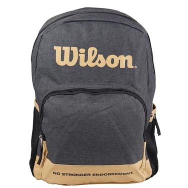 Imagem de Mochila Casual Urban Wilson em Poliester Preta e Marrom 65011030BL