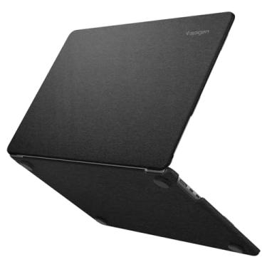 Imagem de Spigen para MacBook Air capa de tecido premium de 15 polegadas M4 (2025), MacBook Air de 15 polegadas M3/M2 (2024-2022), capa protetora de tecido premium Urban Fit, A3241 A3114 A2941 preta
