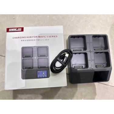 Imagem de Tosiicop Carregador de Bateria Mavic 3 - Hub de Carregamento para DJI Mavic 3 Series com Tela LCD