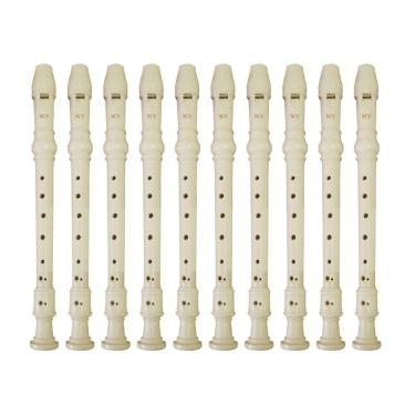 Imagem de Kit 10 Flautas Doce Germânica FL 20G New York