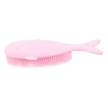 Imagem de FRCOLOR escova de banho escova de bebê escova de shampoo para couro cabeludo escova para banho shampoo desamarelador purificador de couro cabeludo escova de chuveiro escova de lavar cabelo