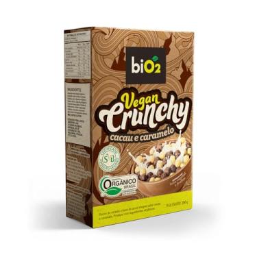 Imagem de biO2 Cereal Matinal Orgânico Vegano Sem Glúten Cacau e Caramelo Vegan Crunchy 200 g