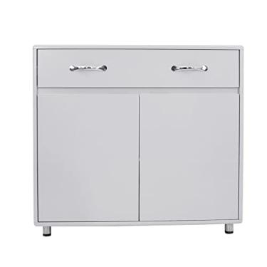 Imagem de Mesa de console com gaveta aparador buffet servidor armário de armazenamento com 2 portas casa cozinha sala de jantar móveis entrada armário armário aparador (Gary)