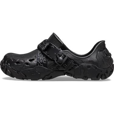 Imagem de Crocs Tênis unissex adulto All-Terrain Atlas, sem cadarço com tira de fivela, Preto, 38
