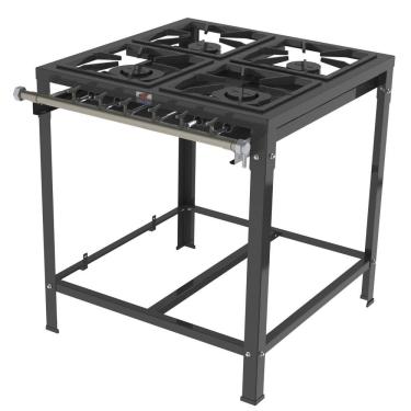 Imagem de Fogão Progás 2 Queimadores Simples e 2 Duplos PMSD-42 G2