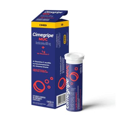 Imagem de Cimegripe Muc 10 comprimidos efervescentes CIMED