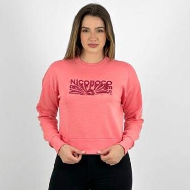 Imagem de Blusa Nicoboco Moletom Cropped Fechada Feminina-Feminino