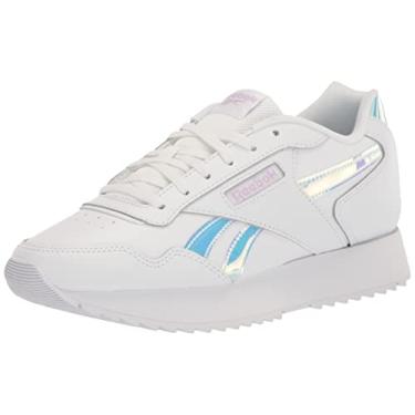 Imagem de Reebok Tênis feminino Glide Double, Oasis branco/roxo, 34