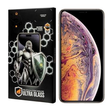 Imagem de Gshield Película de Vidro Temperado Ionizado Anti-Reflexo Anti Impacto 100% de sensibilidade Tela Toda, Ultra Glass para (iPhone XS Max/11 Pro Max)