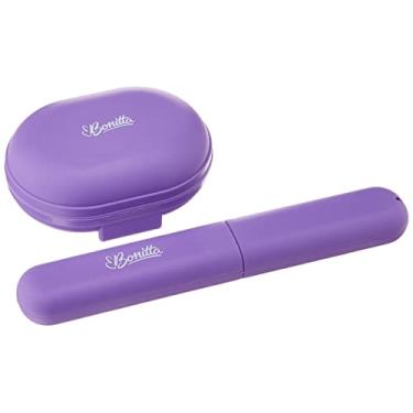 Imagem de Bonitta Kit Porta Escova De Dente E Saboneteira Basic 529Bt Cores Sortidas 1 Unidade