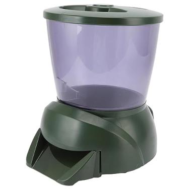 Imagem de Alimentador Automático de Peixes, Alimentador de Férias de Comida de Peixe 4.25L Flocos de Aquário Alimentador de Alimentos para Tanque de Peixes Tela LCD Dispensador Automático