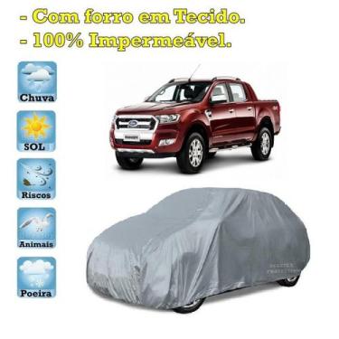 Imagem de Capa com forro cobrir carro Ford Ranger 100% Impermeável Proteção Bezz