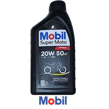 Imagem de 20W50 4T Óleo Motor Mineral Super Moto 1L - Mobil