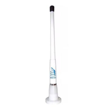 Imagem de Antena Tv Digital 25cm Amplificada 12v C/ Base Nylon Branca - Banten