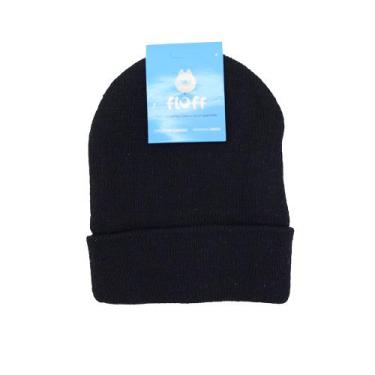 Imagem de Gorro Adulto Floff Tricot Preto - DKG008