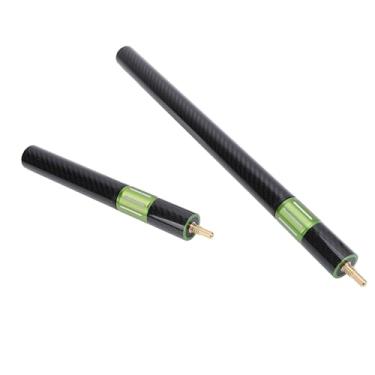 Imagem de Extensão de Piscina, 2 Peças de Extensão de Piscina de Fibra de Carbono Liga de Alumínio 9in 17in Extensor Telescópico de Vara de Bilhar para Tw Snooker