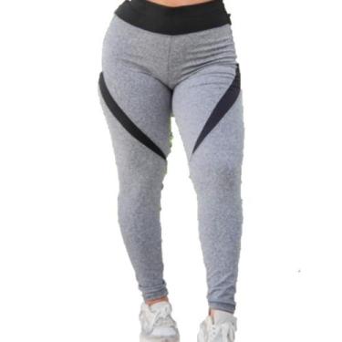 Imagem de Legging empina bumbum filetada fitness Suplex - look academia - WM, Ci