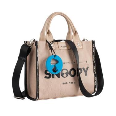Imagem de Bolsa Tiracolo Snoopy Alça Mão E Transversal Urbano Casual - Semax, Pr