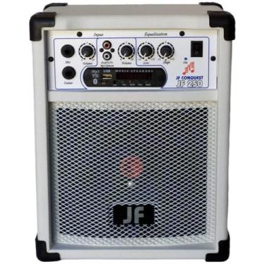 Imagem de Caixa De Som Bluet Mic Guitar 6 Pol. 30W Rms Cor Branca - Jf Conquest