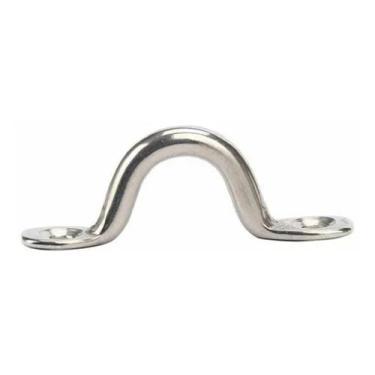 Imagem de Alça Passa Cabo Convés Inox Suporte Defensa Importado 6mm - Noster Náu